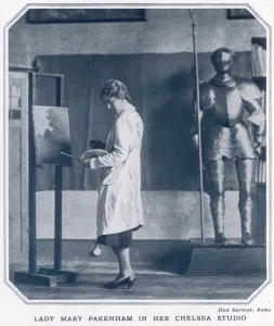 Clive Prints: Lady Mary Pakenham in her studio