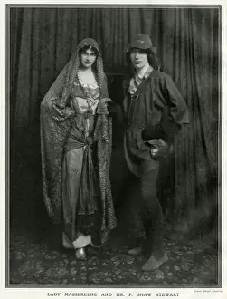Mar17 Prints: Lady Massereene & Patrick Shaw Stewart- costume masque