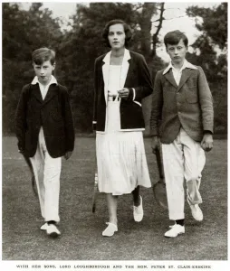 Tennis Prints: Lady Milbanke at Mullaboden with her children