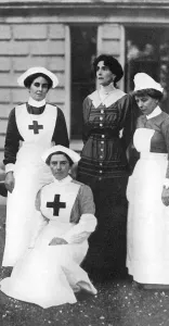 Suffolk Prints: Lady Stradbroke, nursing matron at Henham Hall, WW1