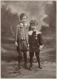 Boys Prints: Lady Violet Brasseys sons, Cyril and Gerard
