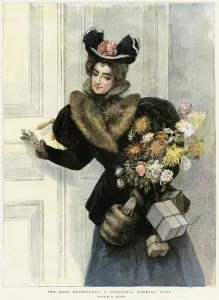 Bouquet Prints: A Lady Visitor