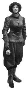 Dunhill Prints: Ladys Aviation Costume, 1909