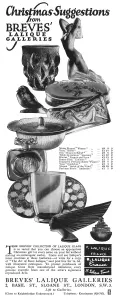 Ornaments Prints: Lalique advertisement
