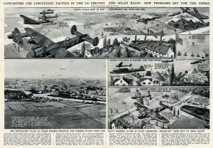 Industrial Prints: Lancasters use low-flying tactics by G. H. Davis