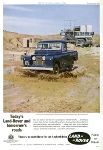 Drive Prints: Land Rover advertisement, 1960