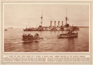 Heavy Prints: Landing artillery on the Gallipoli Peninsula