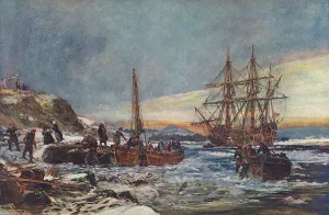 Plymouth Prints: Landing of the Pilgrim Fathers, New England, 1620