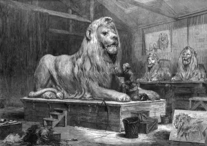 Trafalgar Prints: Landseer at Work, C1860