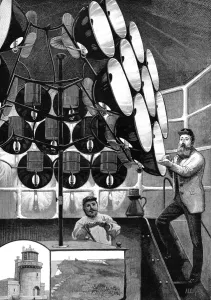 Lantern Prints: The Lantern of Beachy Head Lighthouse, Sussex, 1884
