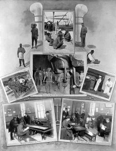Liner Prints: Lascar Seamen at work and at rest, 1906