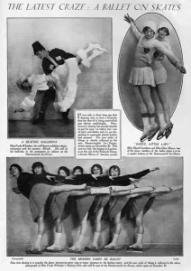Ballet Prints: The latest craze - ballet on skates, 1929