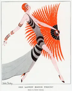 Gordon Conway Prints: Her latest dance frock? By Gordon Conway