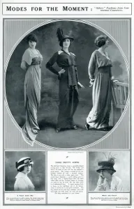 Length Prints: Latest evening, walking and morning clothing 1913