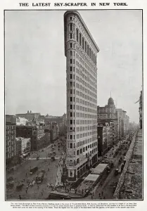 20th Prints: The latest and tallest sky-scraper at the time in New York