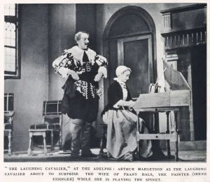 Playing Prints: The Laughing Cavalier at The Adelphi Theatre, London: Arthur Margetson in the role of