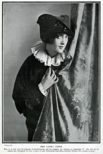 Pretty Prints: Laura Cowie, actress, in costume