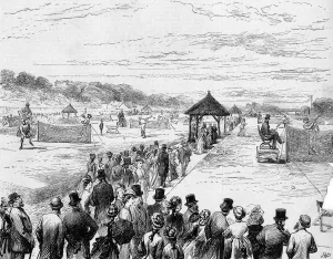 Playing Prints: Lawn tennis at Wimbledon 1877