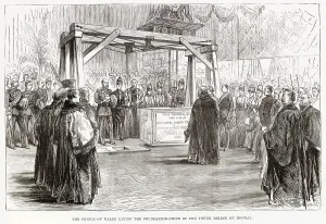 June Prints: Laying the Foundation Stone of the New Tower Bridge 1886