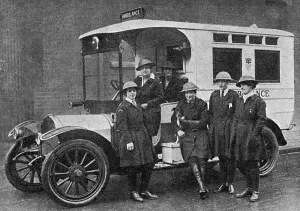Feb16 Prints: LCC Ambulance Girls, WWI