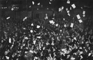 Ww Ii Prints: Leaflet Raid at London Theatre, 1939