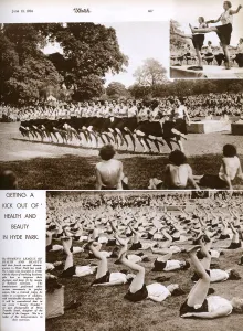 2018 Prints: League of Health & Beauty demonstration in Hyde Park