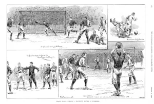 Football Prints: League match - Everton vs. Blackburn Rovers, 1893