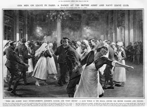 Oct16 Prints: On leave in Paris, dance at the British Army & Navy Club