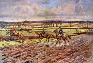 Winter Prints: The Ledbury, Running Towards Eldersfield