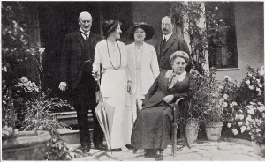 Group Prints: From left to right, Lord Waleran, Mrs C