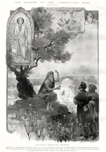 Stone Prints: The legend of Edward the Confessor's ring, the stone of which is in the state crown