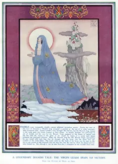Spain Prints: A Legendary SpanishTale - Virgin leads Spain to victory