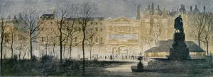 Season Prints: Leicester Square Looking Towards the Empire Theatre