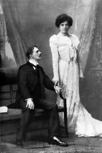 1899 Prints: Lena Ashwell and T. B. Thalberg in Wheels within Wheels, 18
