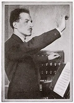 Playing Prints: Leon Theremin (1896 - 1993) a Russian and Soviet inventor