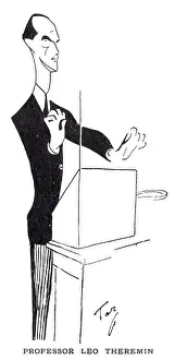1920s Prints: Leon Theremin (1896 - 1993), Russian and Soviet inventor