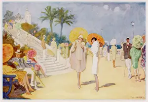 Sunshine Prints: Les Papillons - a Monte Carlo impression by Lewis Baumer