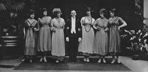 Concert Prints: Les Rouges et Noirs army troupe at the Savoy, 1919