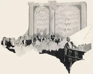 Singing Prints: Leslie Hutchinson at the piano at the Carlton
