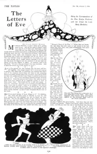 Letters Prints: The Letters of Eve, from the Tatler 1916