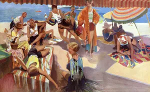 Beach Prints: The Lido-Laters by Howard K. Elcock