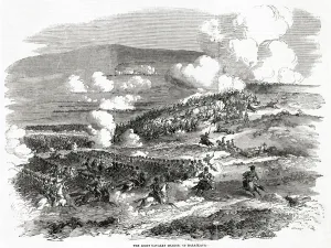 1854 Prints: The Light Cavalry charge. Date: 25 October 1854