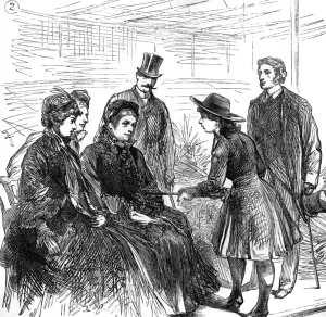 Lilian Prints: Lillian Smith shows Queen Victoria her rifle