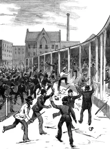 Prize Prints: Lillie Bridge Sports Ground Riot, London