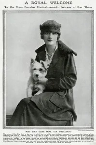Elsie Prints: Lily Elsie and dog