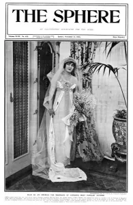 Elsie Prints: Lily Elsie on her wedding day, 1911