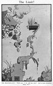Surprise Prints: The Limit, WW1 cartoon by Heath Robinson