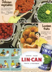 Feeding Prints: Lin-Can advertisement, 1953