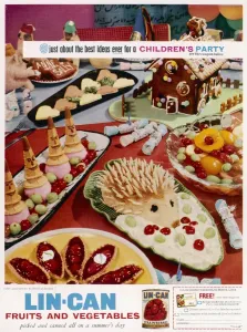 Birthday Prints: Lin-Can fruits advertisement