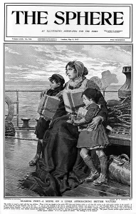 Waters Prints: Liner approaching British waters